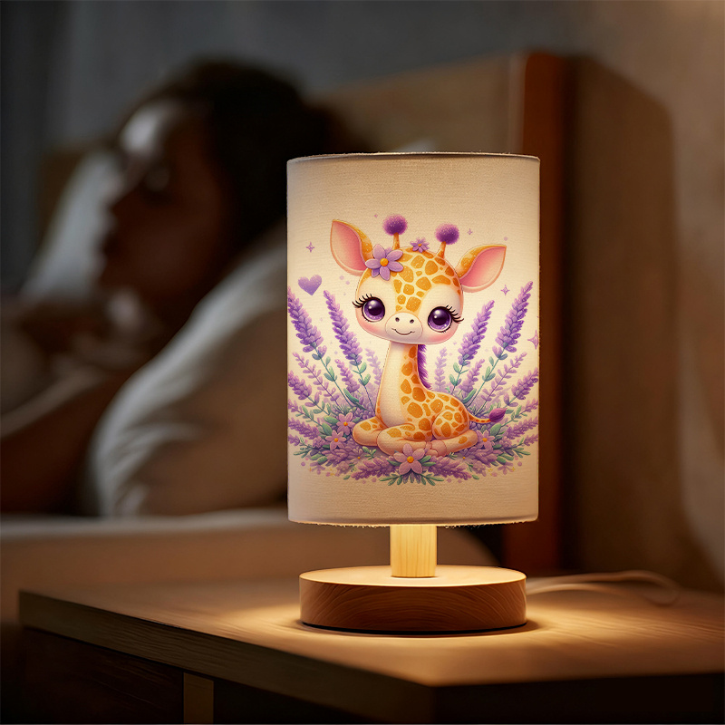 Modern USB-powered Linen Lamp with a Unique Design and Exquisite Patterns