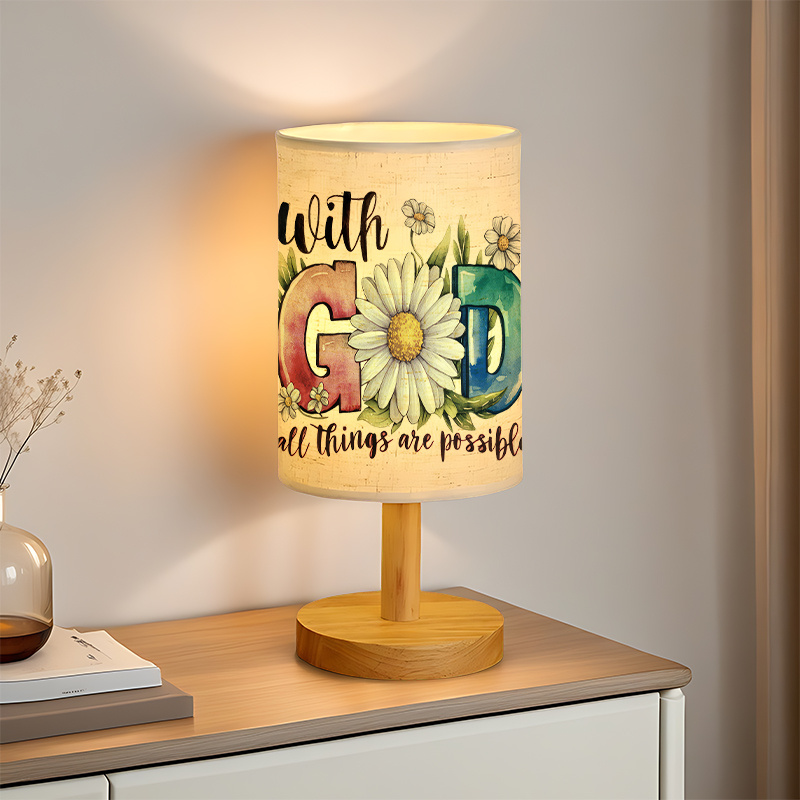 A Modern USB-powered Linen Lamp