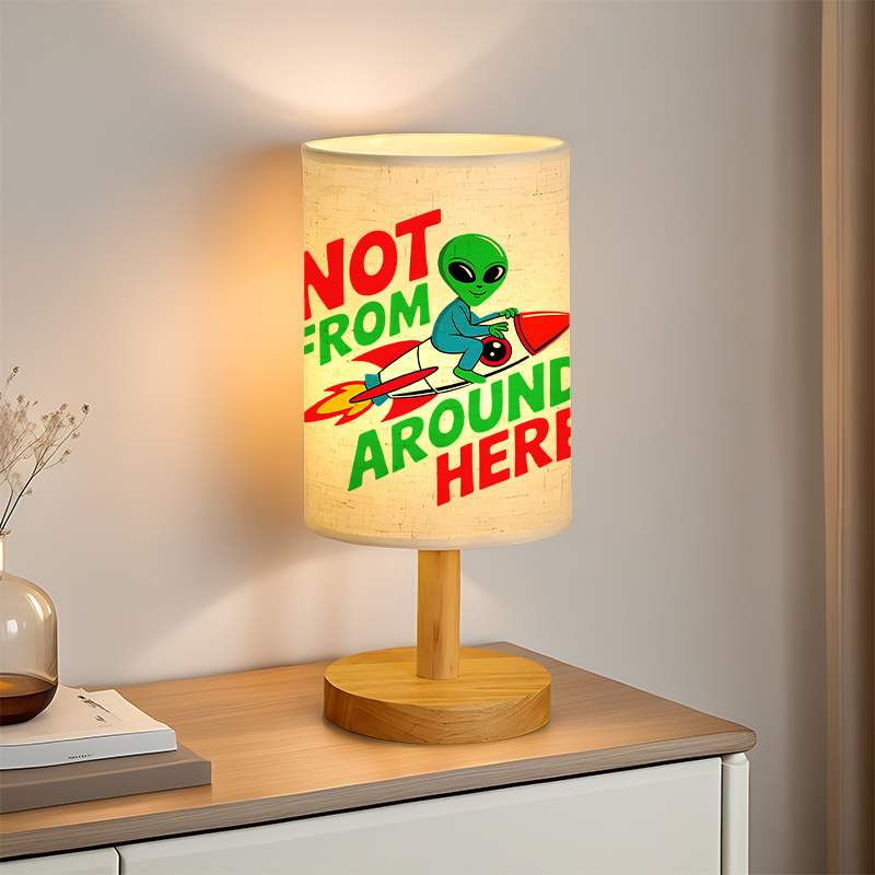 USB Powered Linen Table Lamp