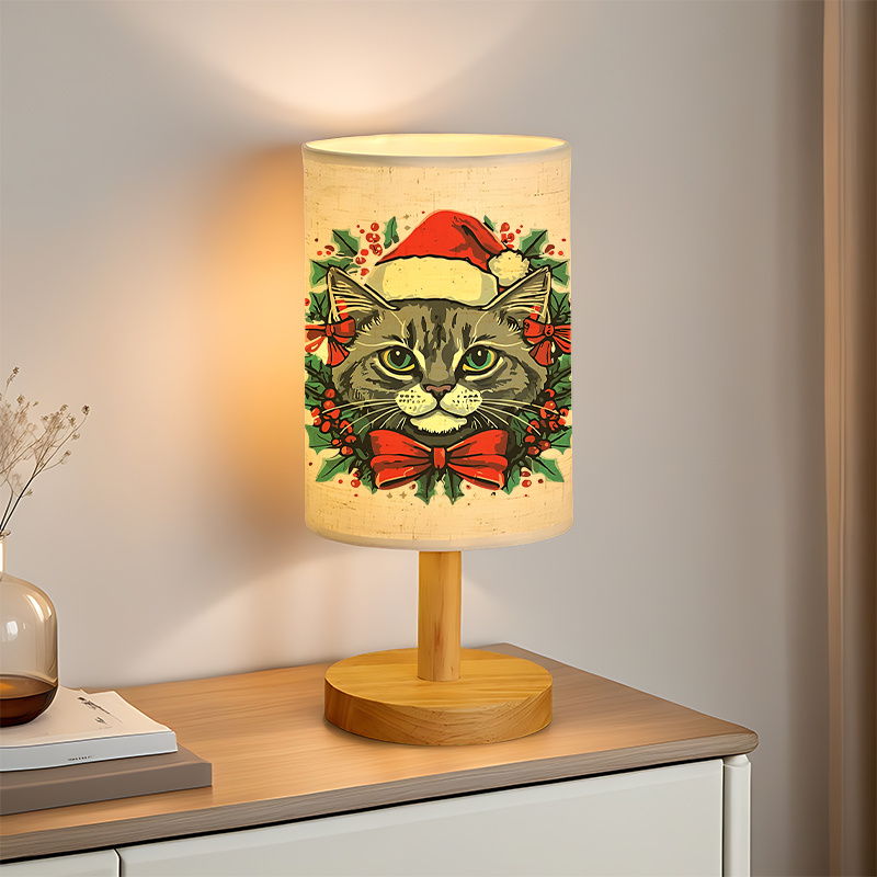 Perfect For Bedside Decoration USB-powered Linen Table Lamp