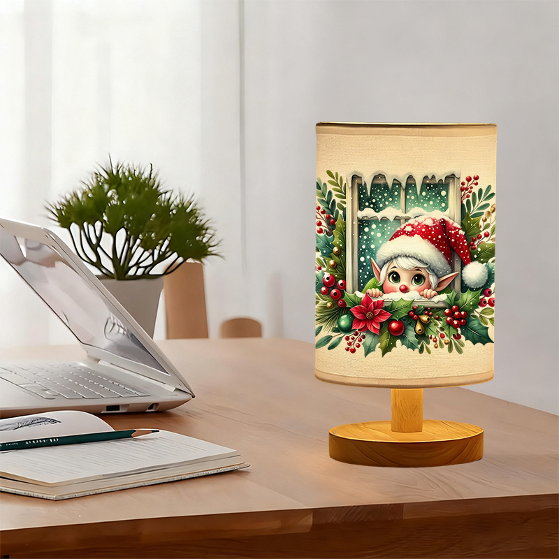  USB-powered linen lamp gift for friends