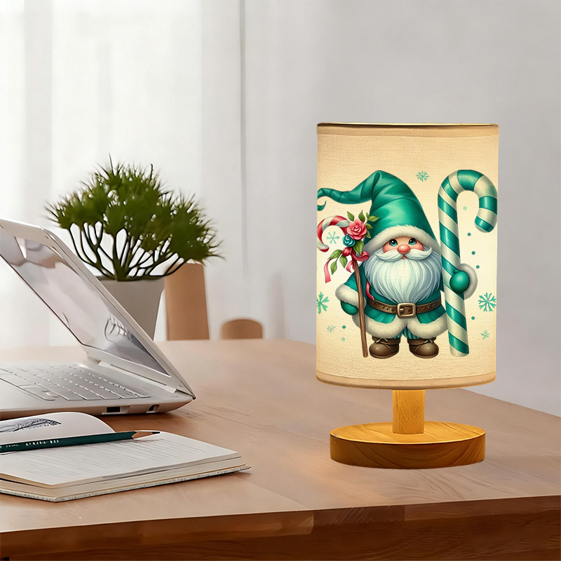 Modern USB-Powered Table Lamp with Bulb - USB Plug-in Bedside