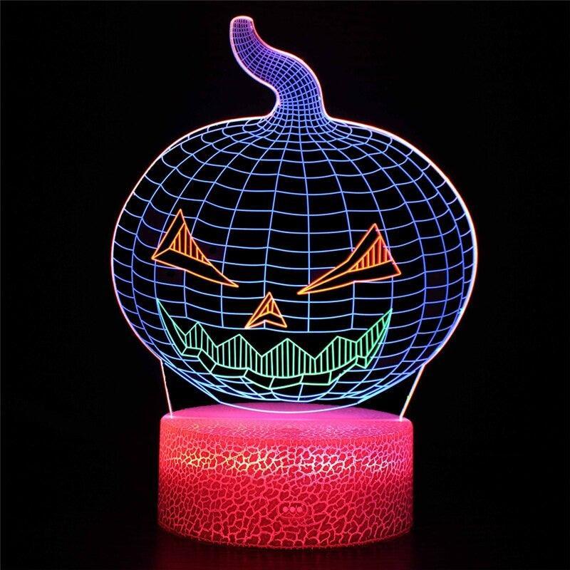 3D Night Light Table Lamp - 3D Optical Lamp