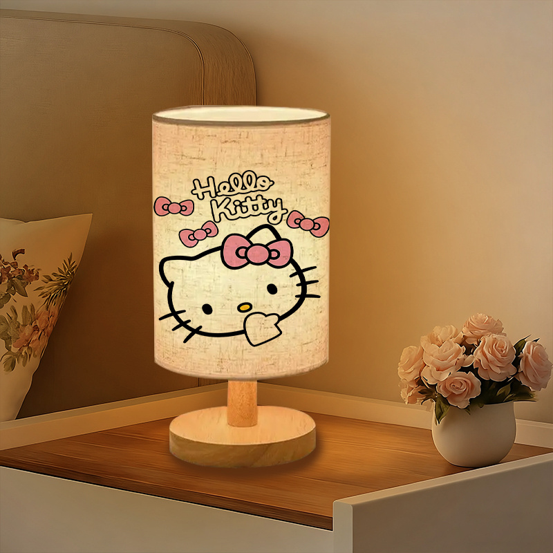 USB Powered Linen Lamp With Kitty And Sanrio Characters