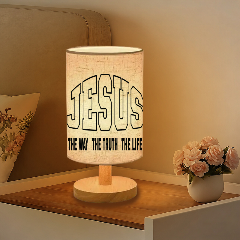 A Modern USB-powered Linen Lamp with a Unique Design and Exquisite Pattern