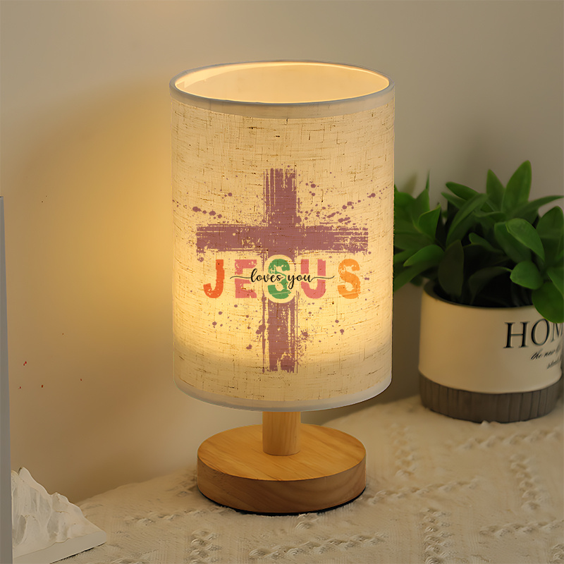 A Modern USB-powered Linen Lamp with a Unique Design