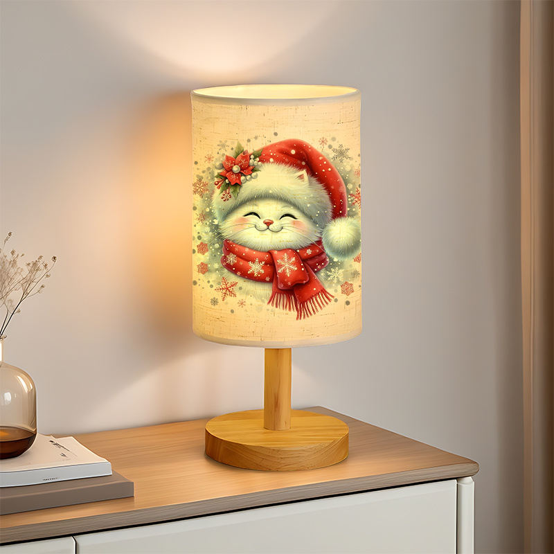 USB-Powered Linen Lamp No Battery Required