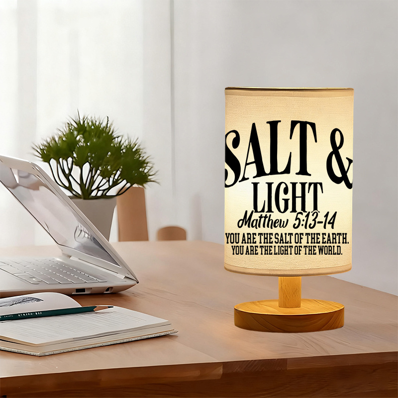 Modern USB-powered Linen Lamp Create Ambiance in the Bedroom