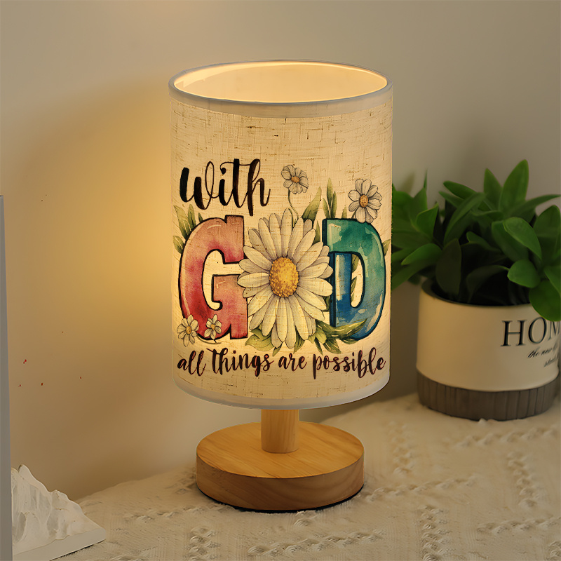 A Modern USB-powered Linen Lamp