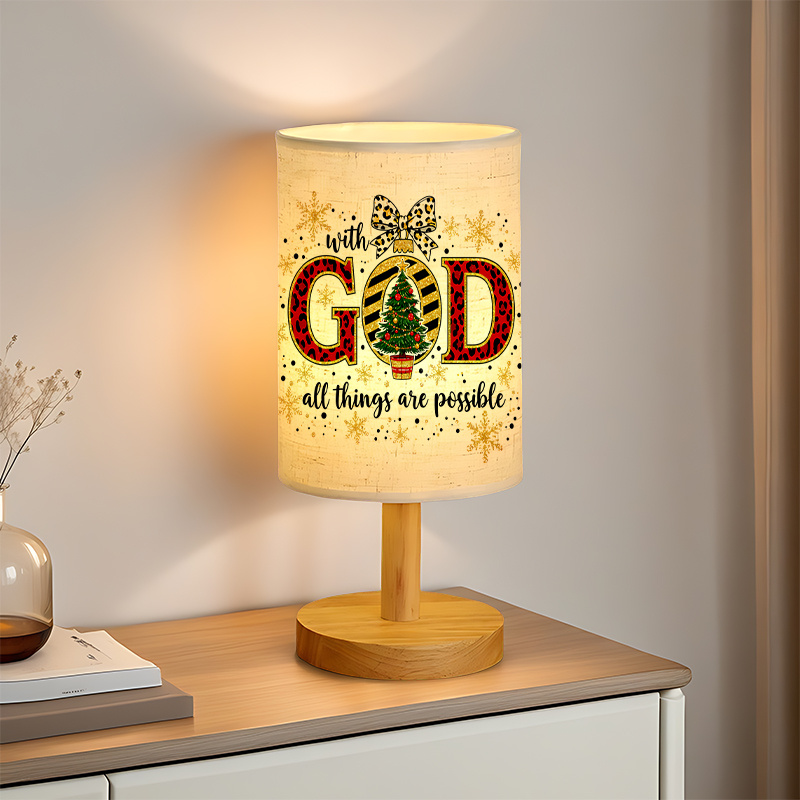 Modern USB-powered Linen Lamp Excellent Gift for Family