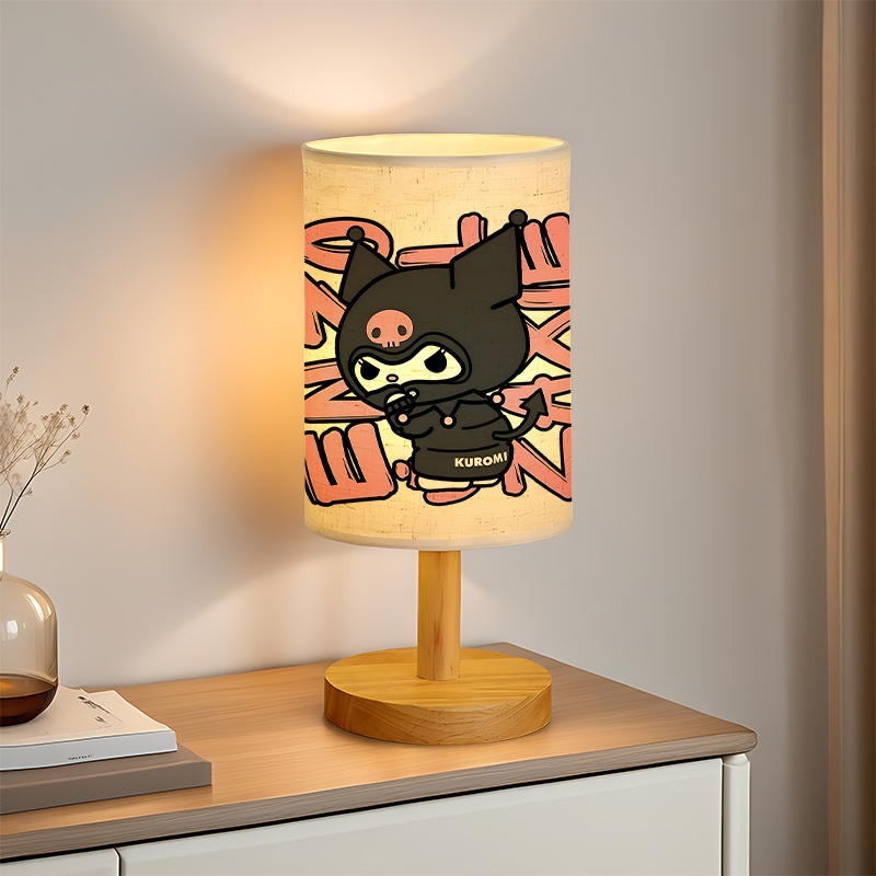 A modern Sanrio USB-powered linen lamp with a creative design