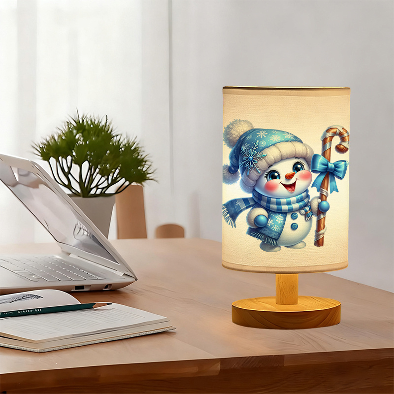 Modern USB-Powered Linen Lamp with Unique Design and Exquisite Patterns