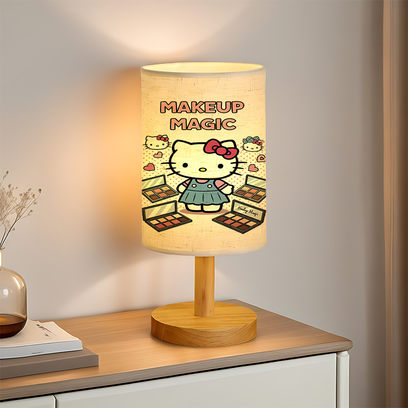 USB-powered linen  Sanrio patterns lamp