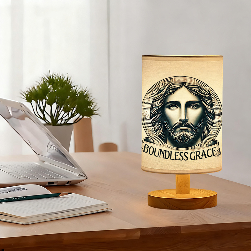 USB Powered Linen Exquisite Patterns Lamp