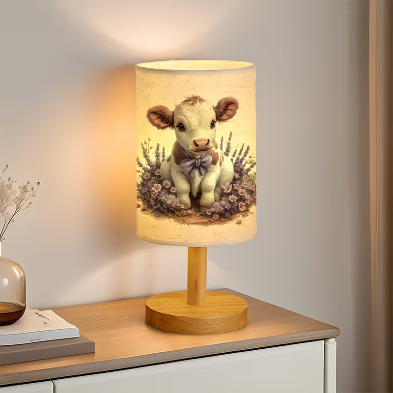 Modern USB-Powered Linen Lamp | Unique Design, Exquisite Patterns, Ideal for Bedside and Living Room Ambiance
