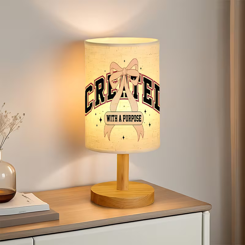 Modern USB-powered Linen Lamp with a Unique Design3