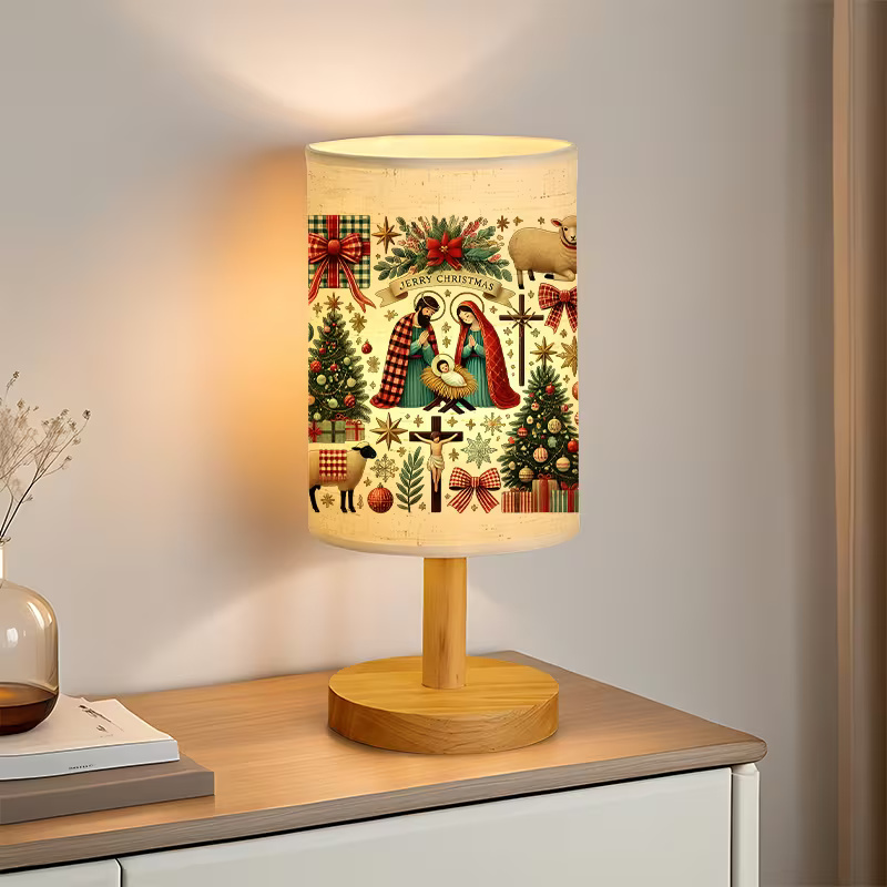 Modern USB-powered Linen Lamp with a Unique Design4