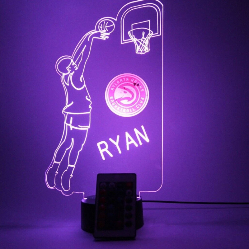 Atlanta Hawks NBA Basketball Player Sports Light Up Lamp