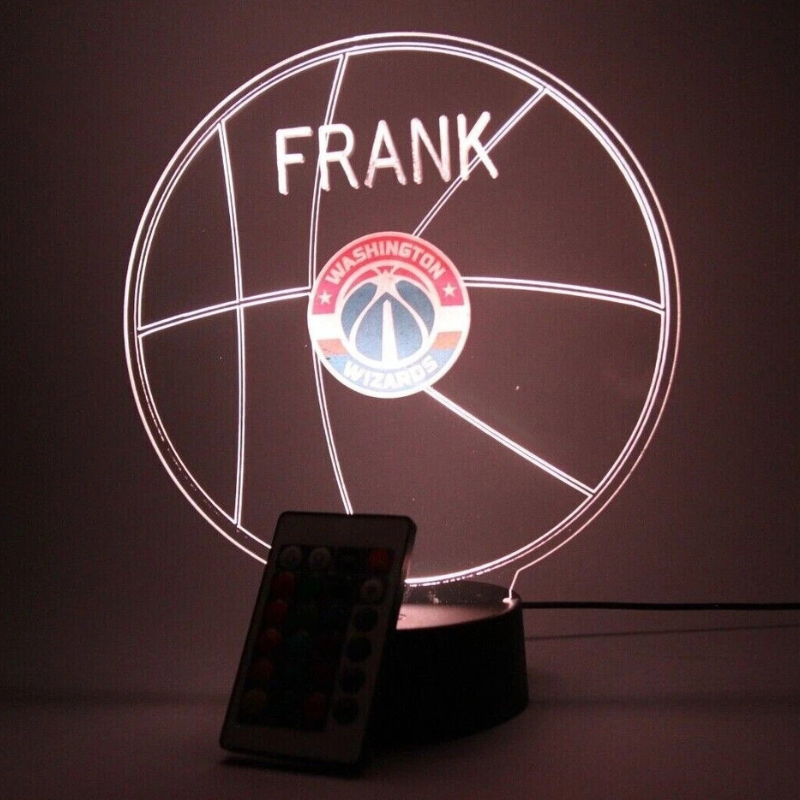 Washington Wizards NBA Basketball Sports Fan Light Up Lamp
