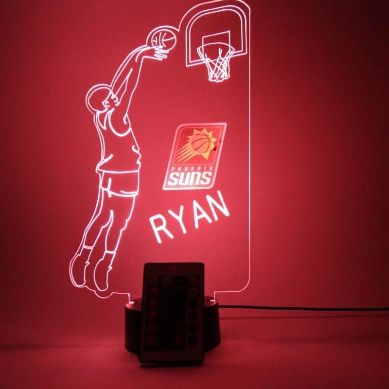 Phoenix Suns NBA Basketball Player Sports Light Up Lamp