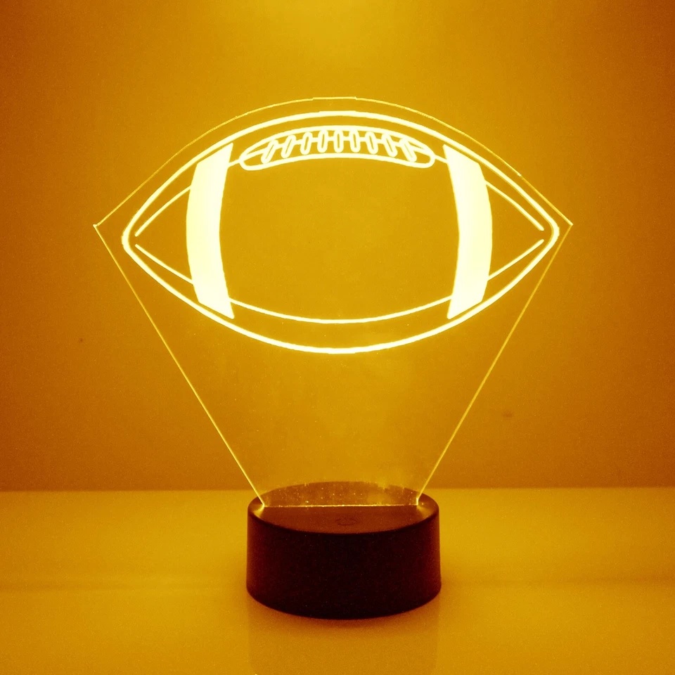New York Jets Night Light, Football LED Sports Fan Lamp, Personalized FREE