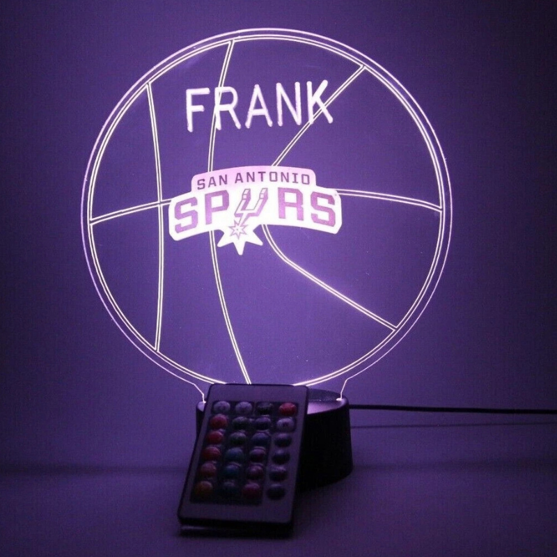San Antonio Spurs NBA Basketball Sports Fan Light Up Lamp