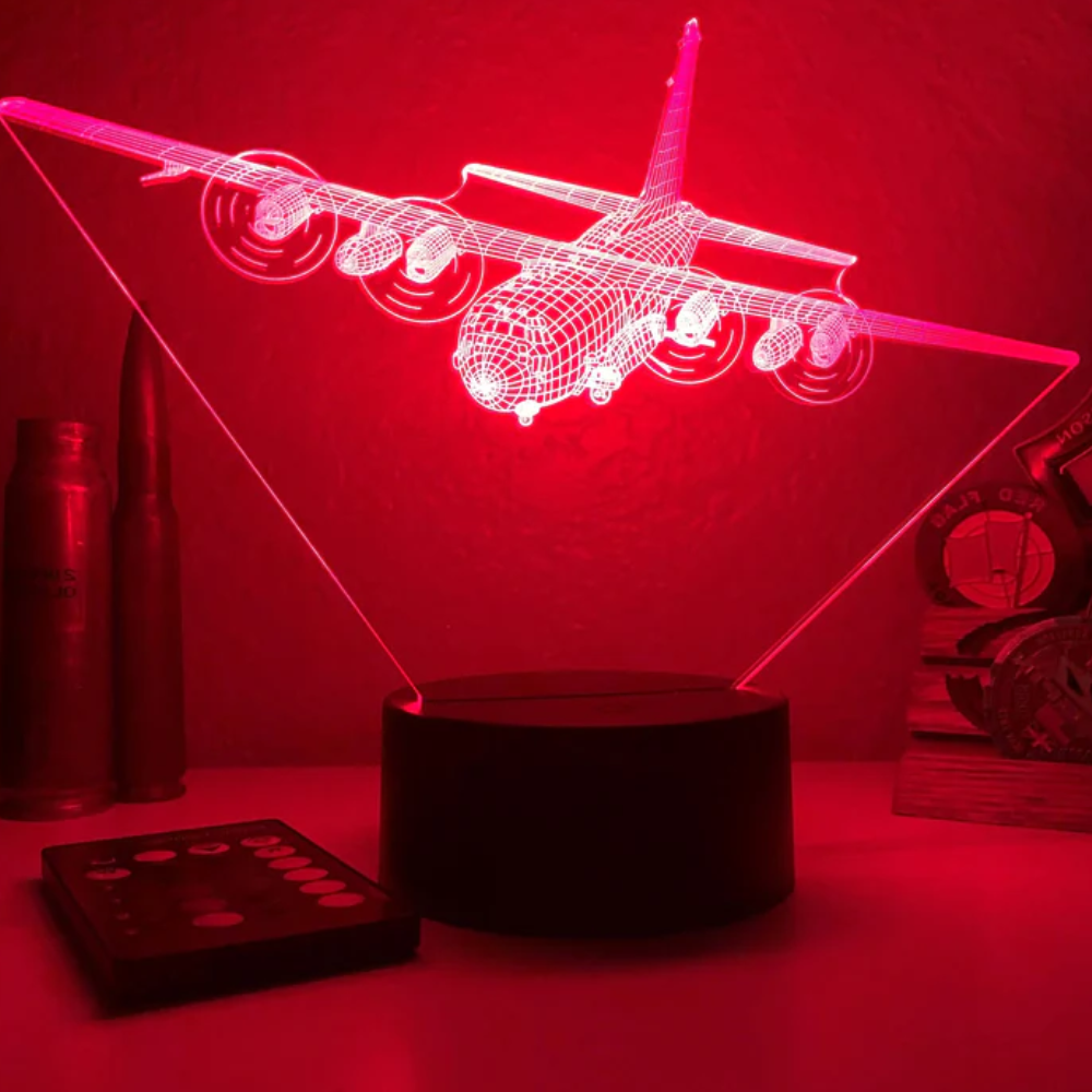 Aircraft Themed Illusion LED Lamp-3D Optical Lamp