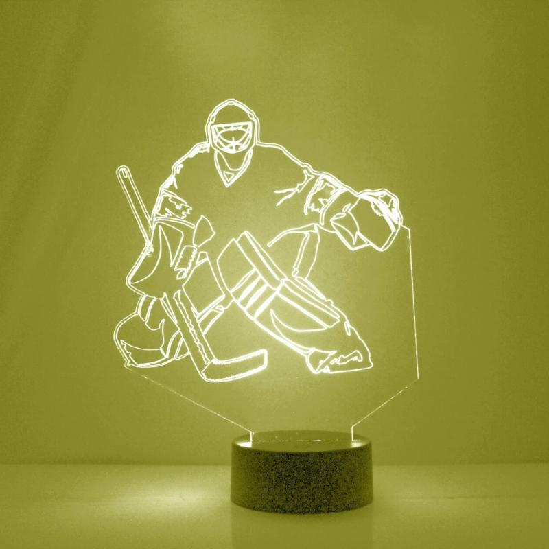Personalized Washington Capitals Goalie Lamp 