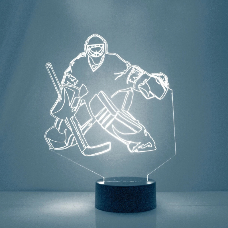 Personalized Anaheim Ducks Goalie Sports Fan Lamp