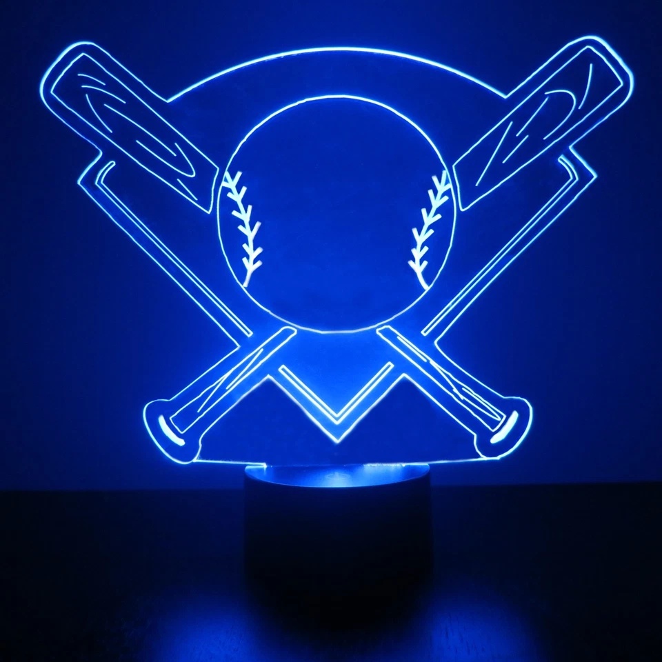 Custom Las Vegas Golden Knights Themed LED 3D Lamp
