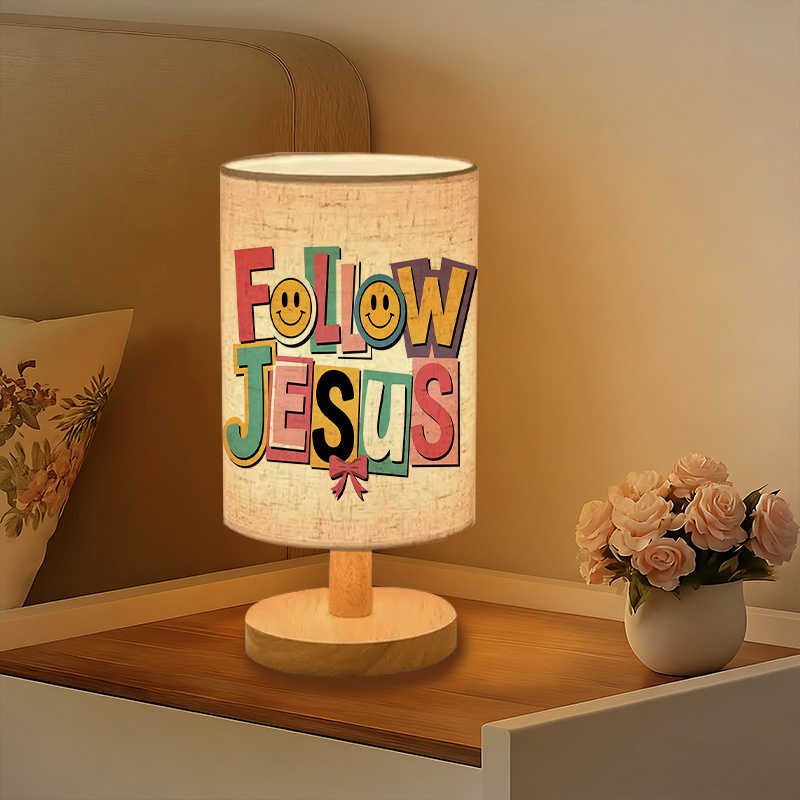 A Modern USB powered Linen Lamp with a Unique Design and Exquisite Patterns