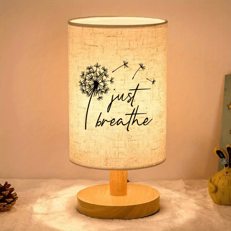 Dandelion Patterned Ambient Bedside Lamp