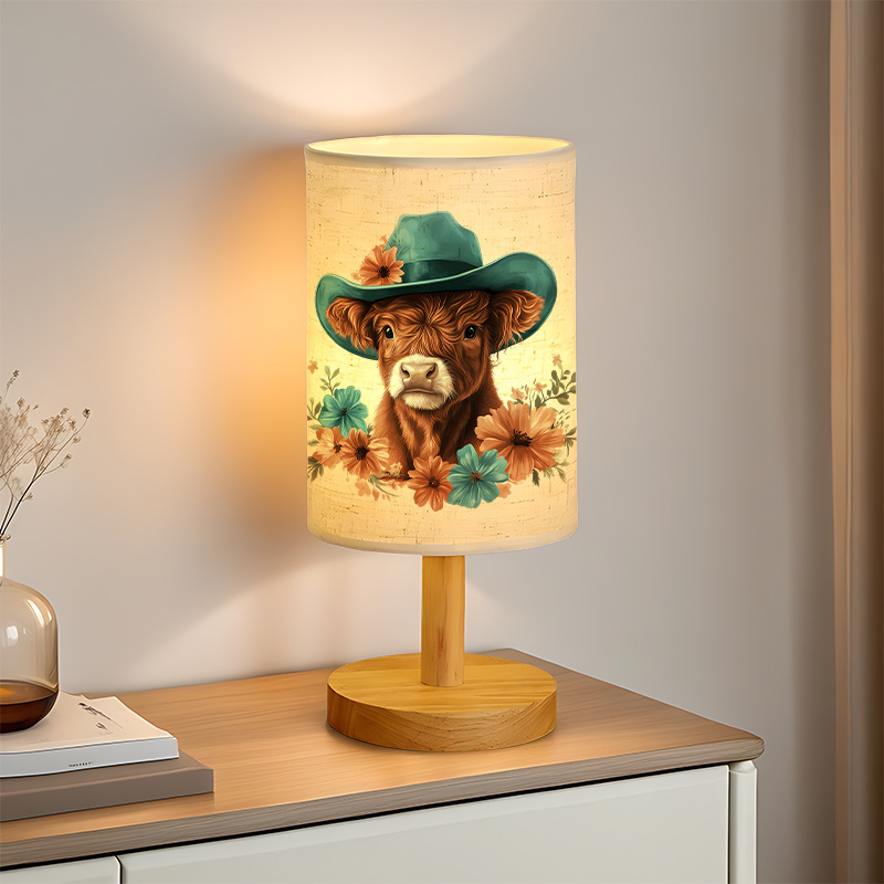 Modern USB-powered Linen Lamp with a Unique Design and Exquisite Patterns