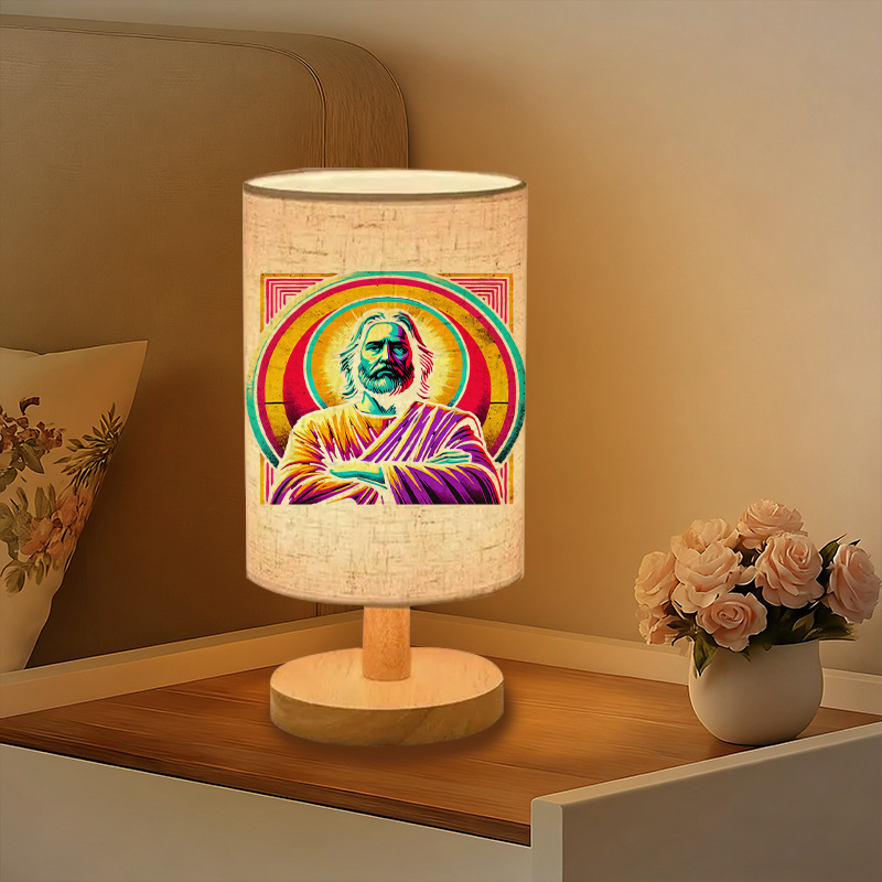 USB-Powered Bedside Lamp with Soft Glow Lighting Table Light for Bedroom