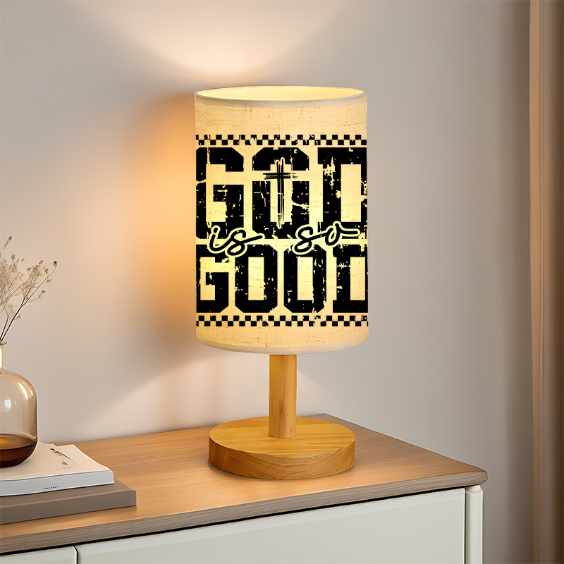 Modern USB-powered Linen Lamp with a Unique Design and Exquisite Patterns