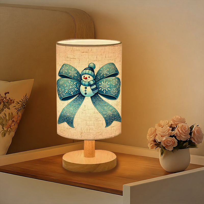 A Modern USB-powered Linen Lamp with a Unique Design