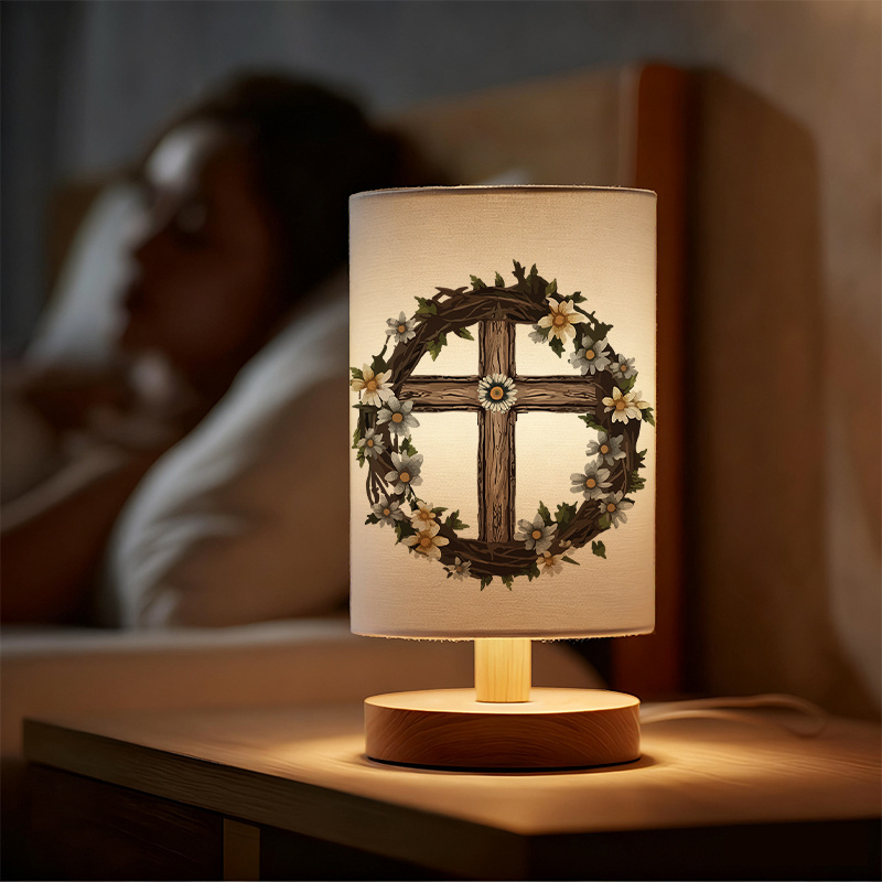 Modern USB-powered Linen Lamp with a Unique Design and Exquisite Patterns