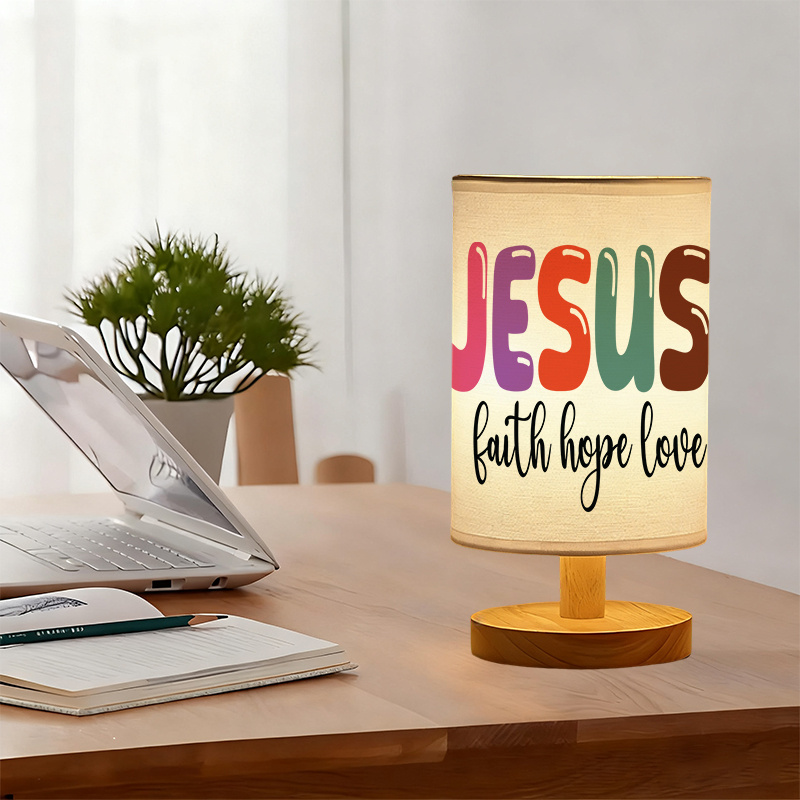 Modern USB Powered Table Lamp with Bulb and USB Plug