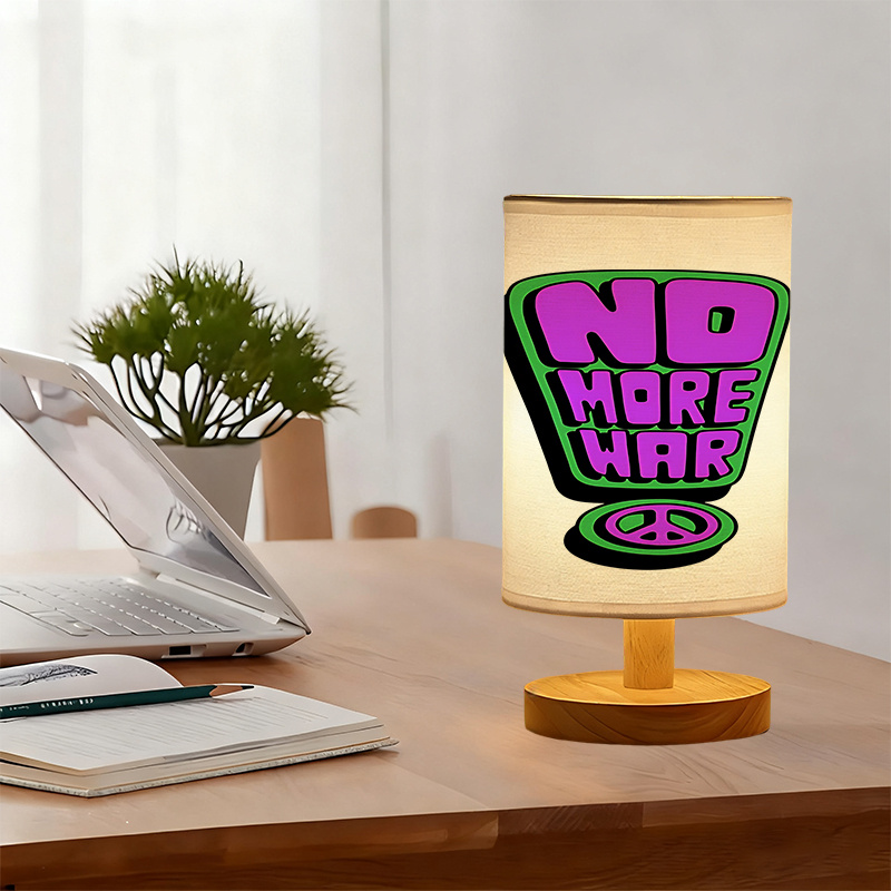 USB-powered Linen Table Lamp Living Room And Bedroom