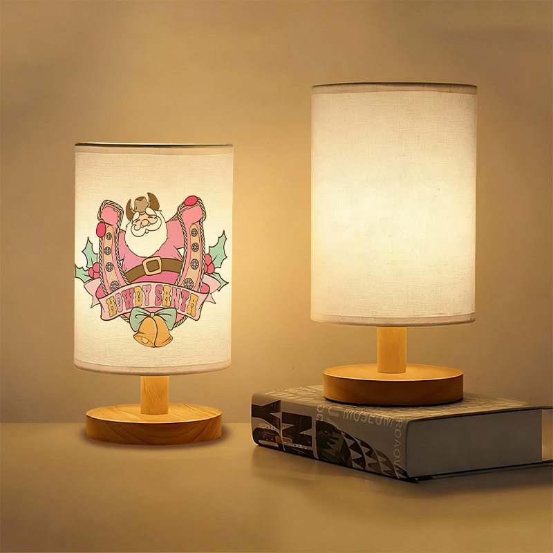 A Modern USB Powered Linen Table Lamp