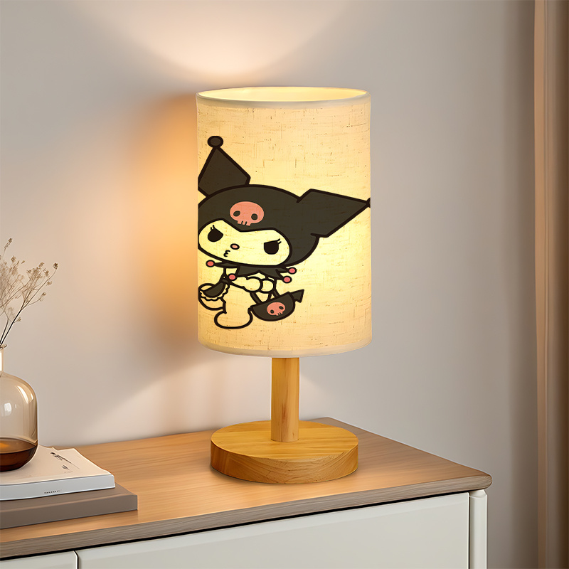 Modern USB-powered Linen Table Lamp | Featuring Creative Patterns, Perfect for Bedside Decoration