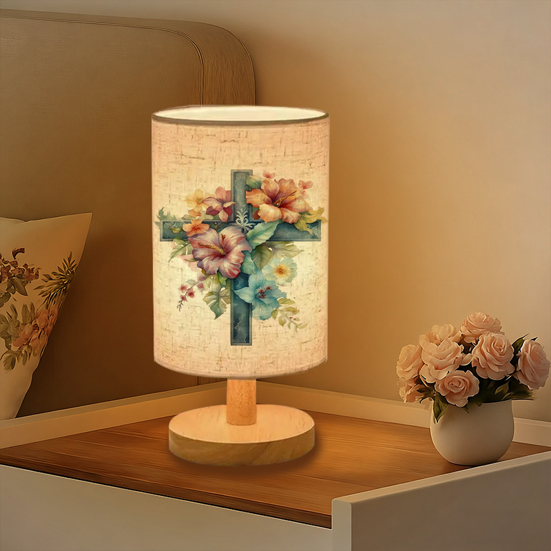 Modern USB-powered Linen Lamp Create Ambiance in the Living Room