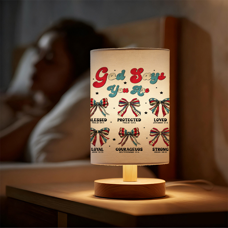 Modern USB-powered Linen Lamp with a Unique Design47