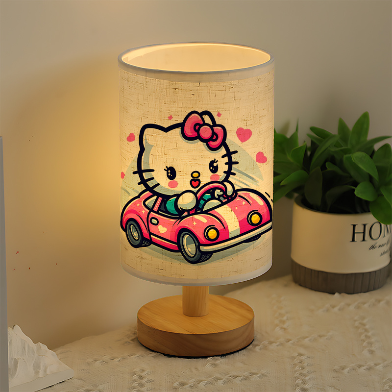 Hello Kitty USB Powered Linen Lamp With A Creative Design