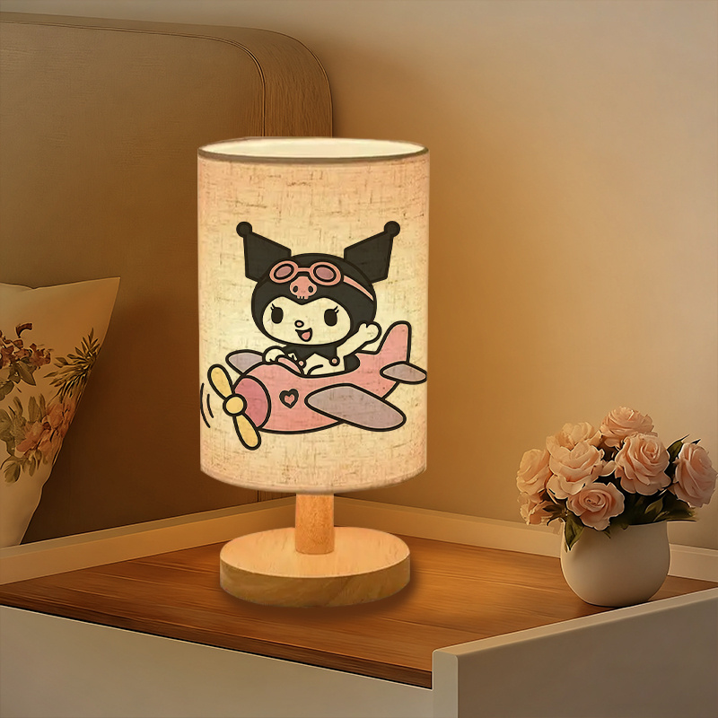 A modern Sanrio USB-powered linen lamp with a creative design