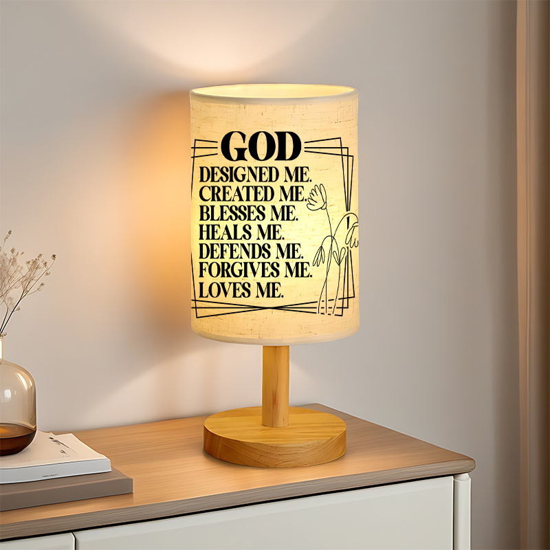 A Modern USB Powered Linen Lamp