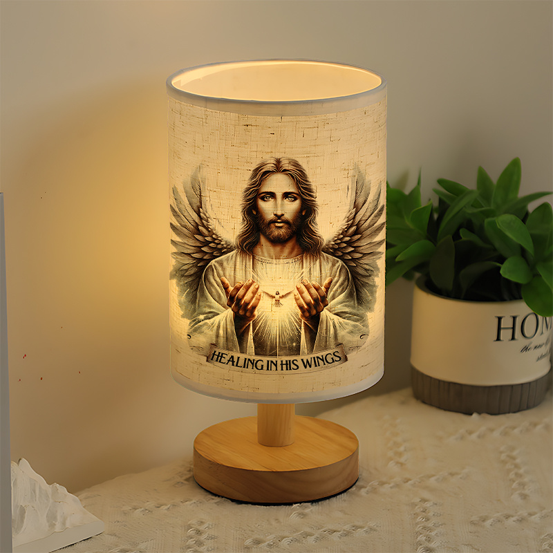 Modern USB-powered Linen Lamp with a Unique Design23