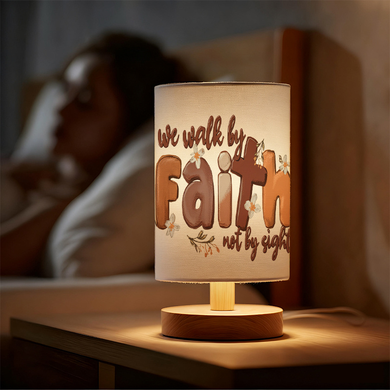 Modern USB-powered Linen Lamp with a Unique Design50
