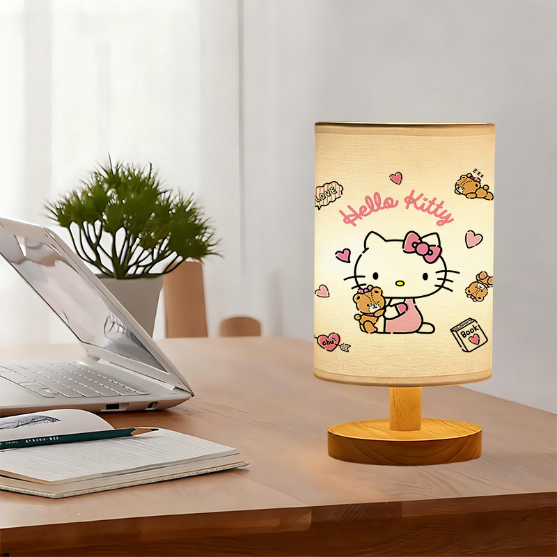 USB-powered linen Cozy lamp