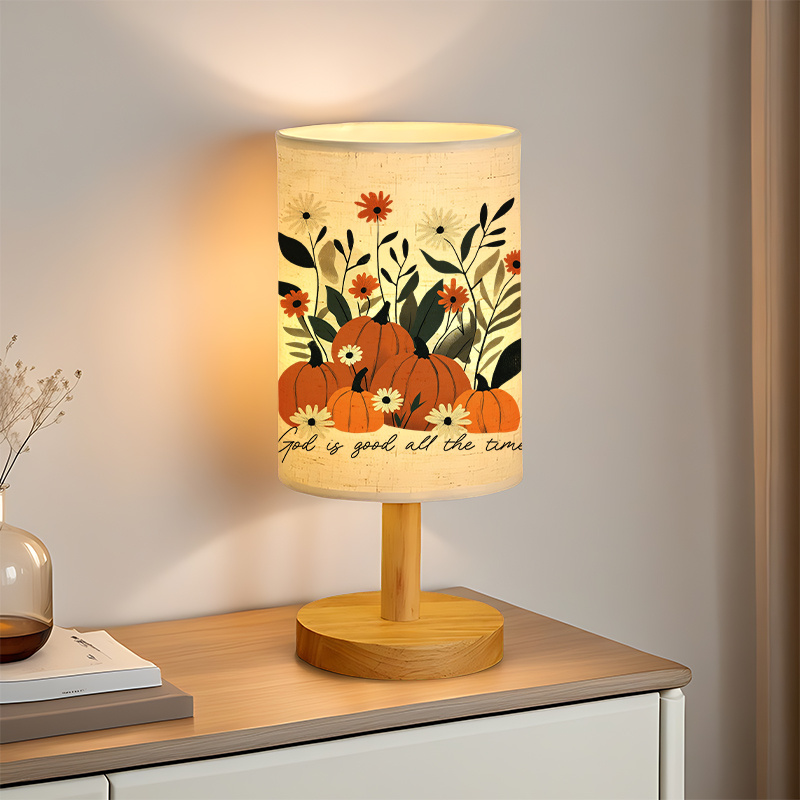 Modern USB-powered Linen Lamp with a Unique Design and Exquisite Pattern